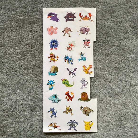 Pokémon original stickers - Picture 1 of 2